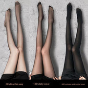 Sexy Black Silk Stockings - Thin, Ultra-Fine, and Natural Skin Tone Options