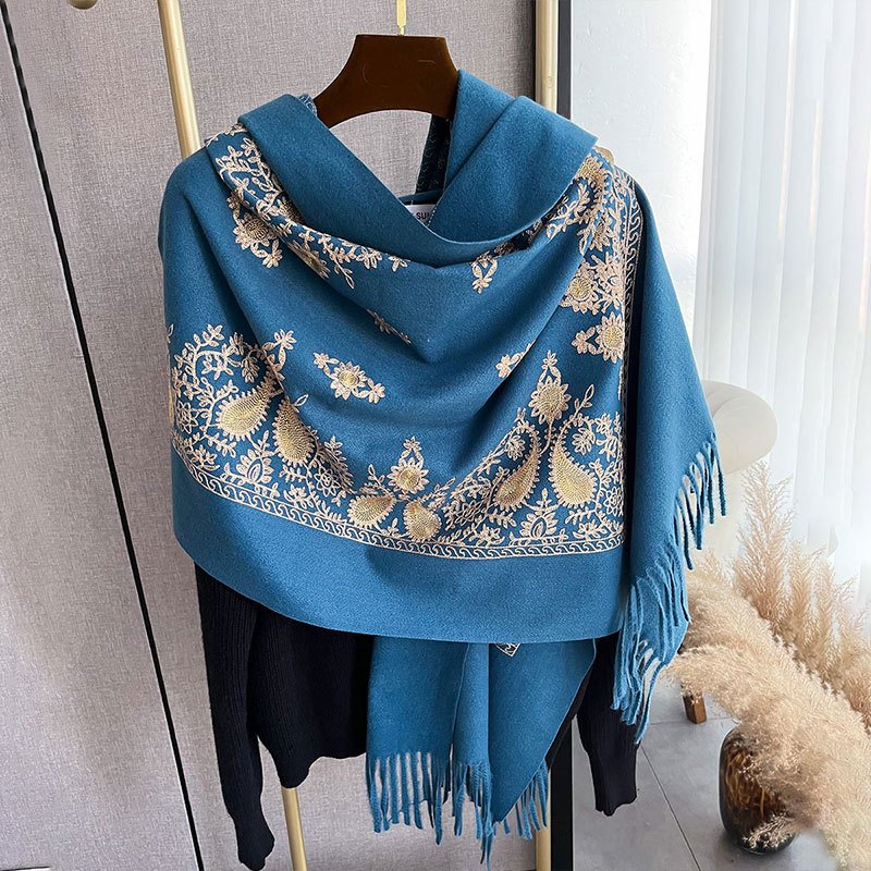 Warm Women's Winter Cashmere Scarf