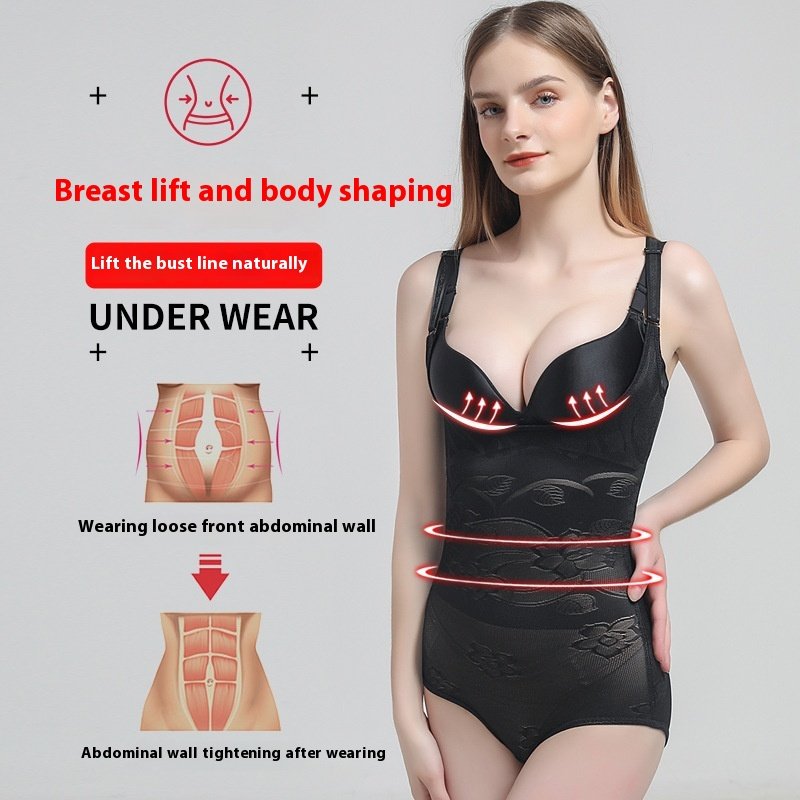 Postpartum Belly Contraction Corset for Women - Black