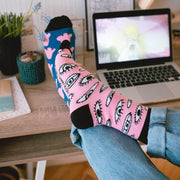 Fun Cartoon Skate Socks for Women