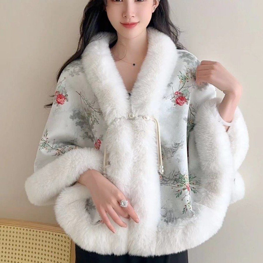 Warm Shawl for Spring and Autumn Wedding Toast