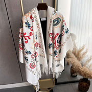 Warm Double-Sided Cashmere Scarf for Autumn & Winter