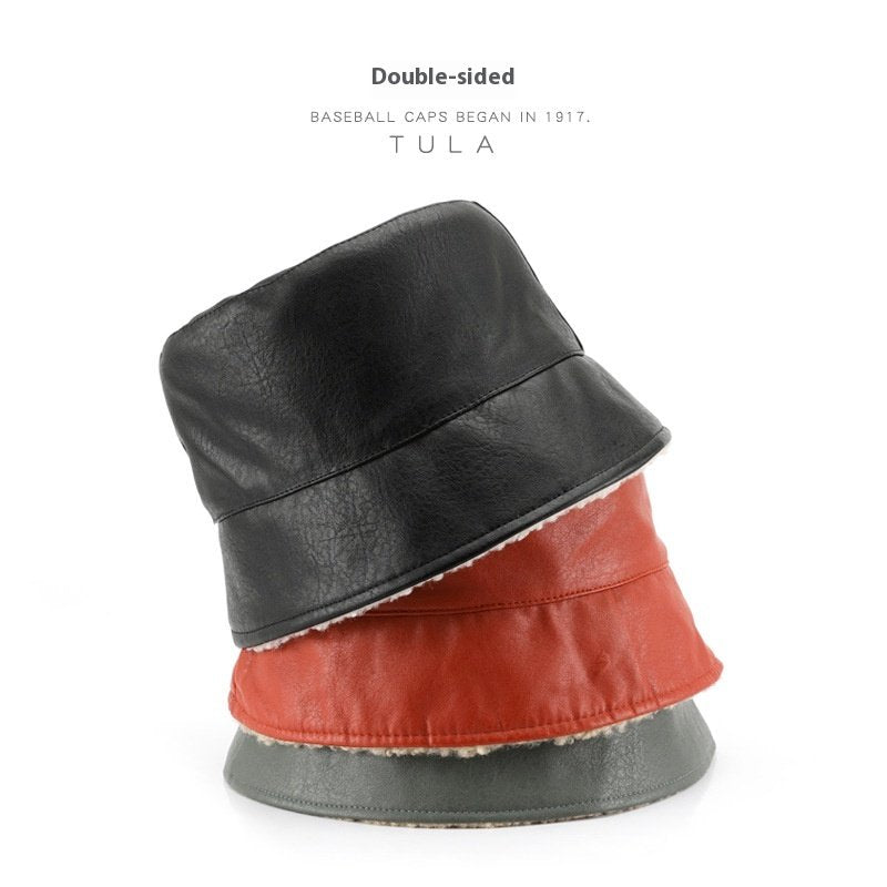 Personalized Leather Bucket Hat for Women