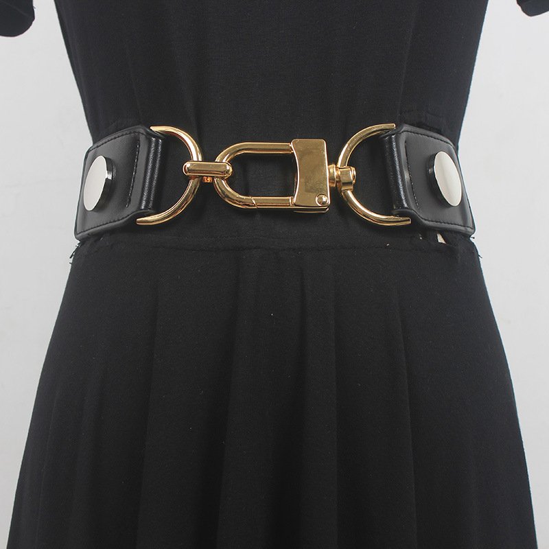 Adjustable Elastic Waist Skirt Suit Belt for Women