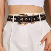 Sparkle Your Style with Sequin Rhinestone Belt