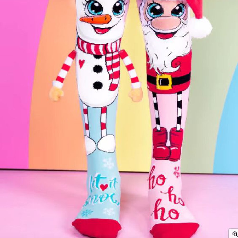 Cozy Cartoon Christmas Socks for Men & Women
