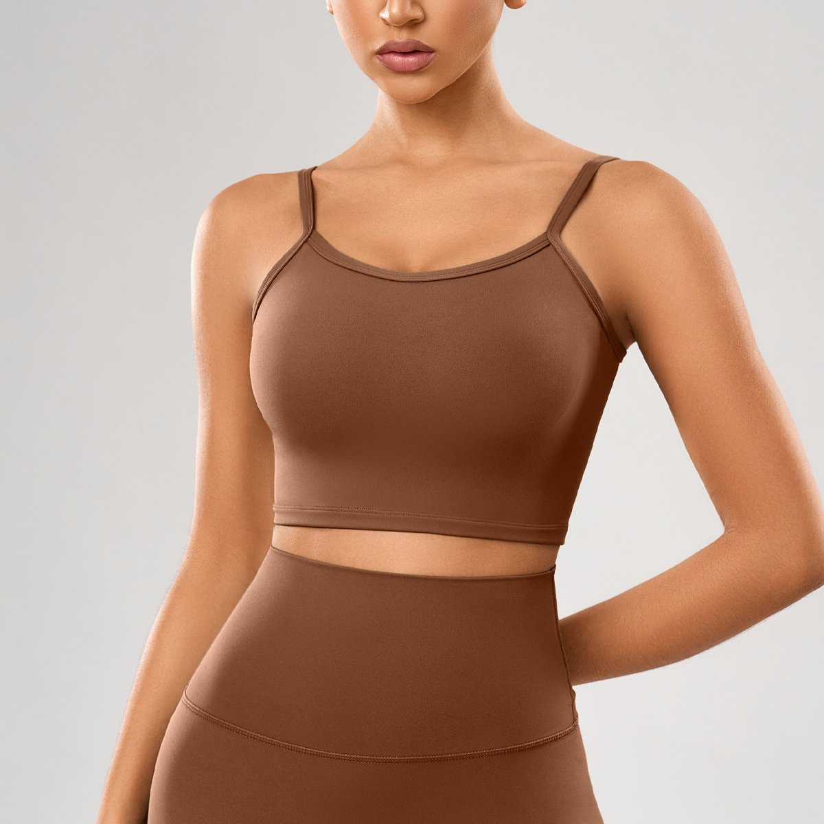 Breathable Fixed Cup Sports Underwear for Women