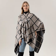 Stay Warm in Style with Gingham Check Scarf