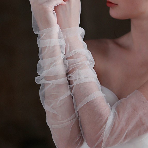 Fairy Simple Wedding Gloves for Women