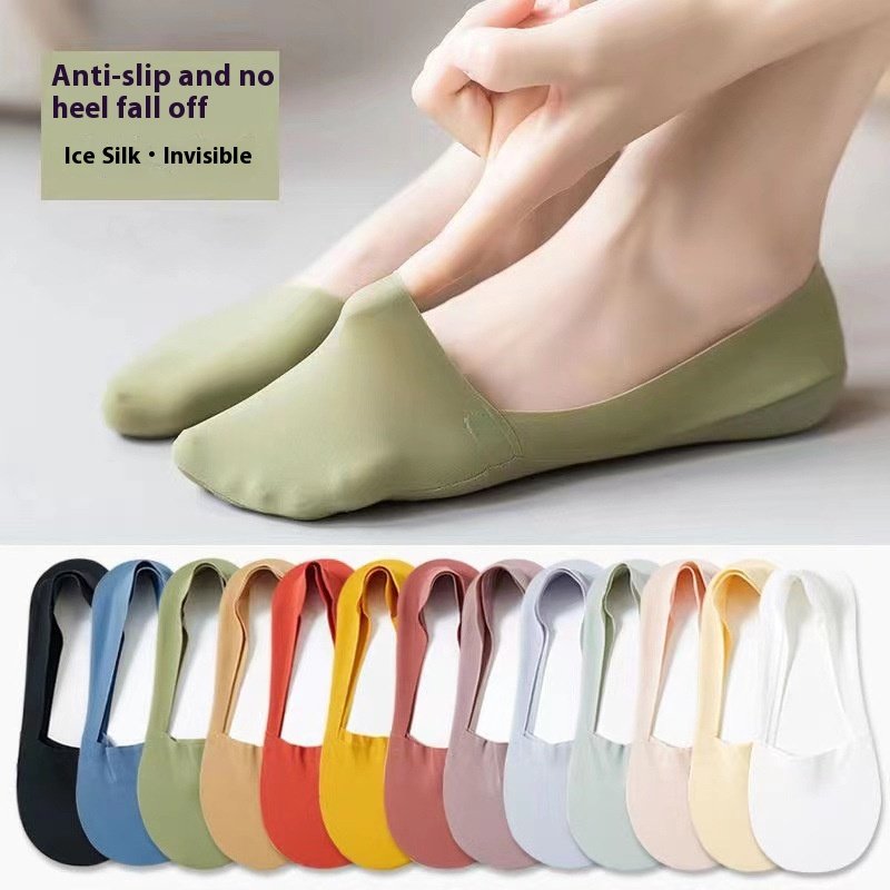 Summer Thin Cotton Women's Boat Socks