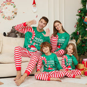 Cozy Cartoon Santa Christmas Pajamas Set for Family