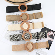 Natural Fiber Woven Belt for Women