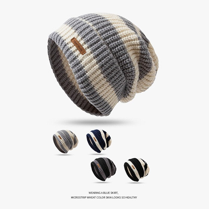 Warm Stripe Cap