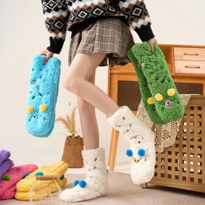 Warm Women's Cashmere Socks for Cold Floors