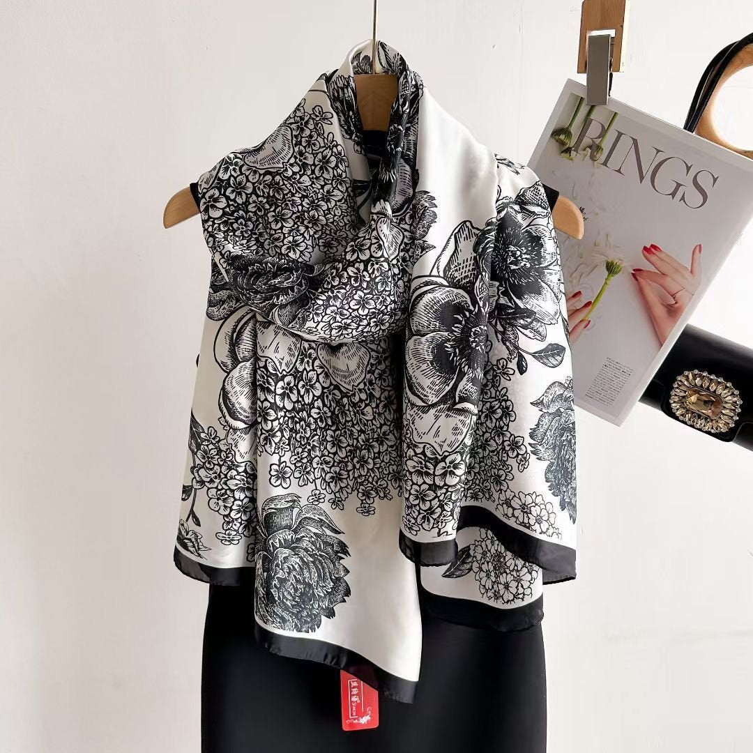 Stay Cool in Style with Lightweight Silk Scarf