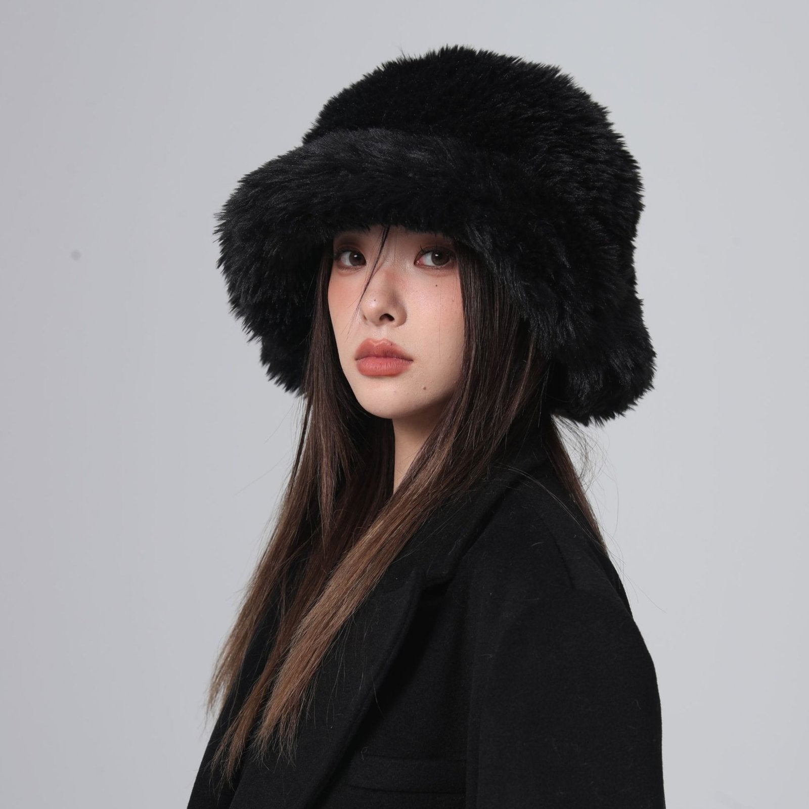 Warm Celebrity Bucket Hat for Women