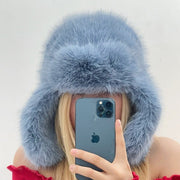 Warm Velvet Ushanka Hat