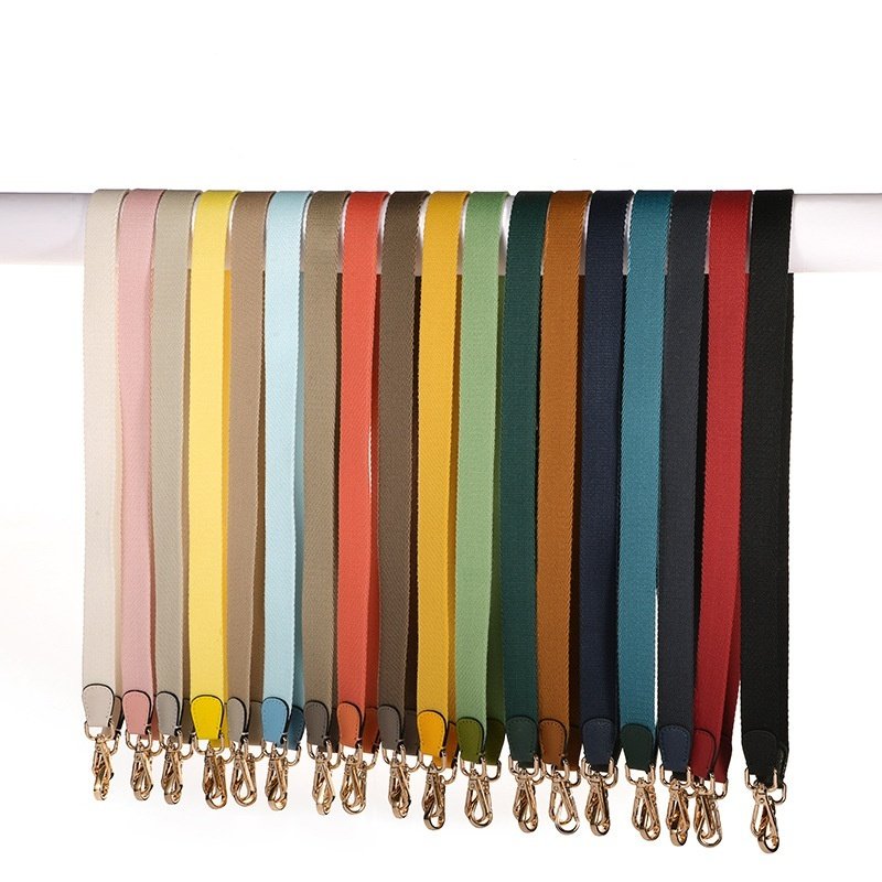 Solid Color Canvas Backpack Shoulder Strap for Burden Reduction
