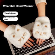 Portable Cat's Paw Hand Warmer Gloves