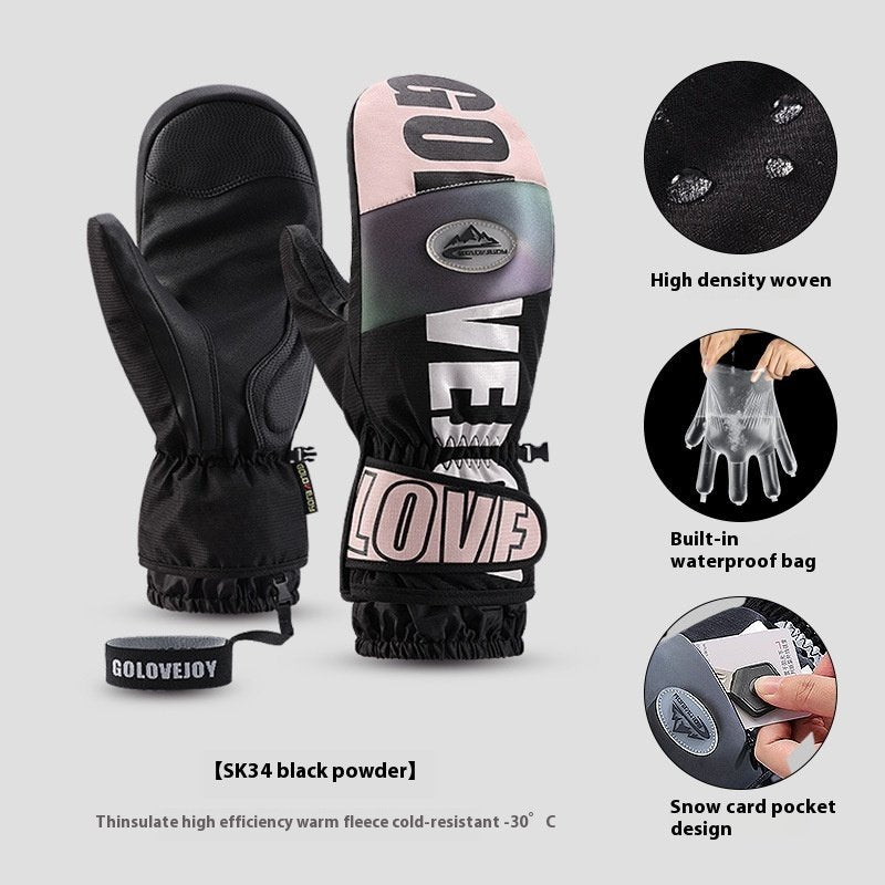 Women's Windproof Snowboard Gloves
