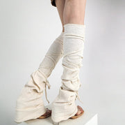 Stay Chic with Solid Color Knitted Socks