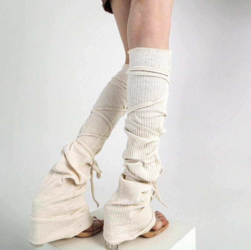 Stay Chic with Solid Color Knitted Socks