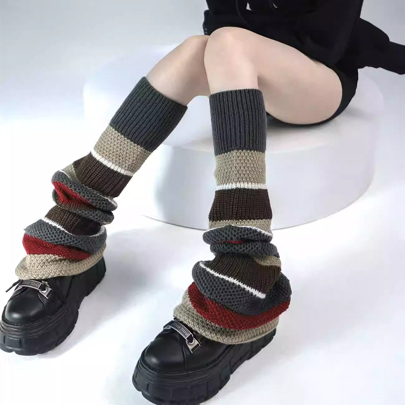 Vintage Stripe Foot Socks for Women