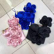 Flower Collar Single-Shoulder Vest for Women