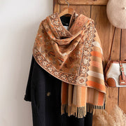 Warm Mid-Length Ethnic Scarf
