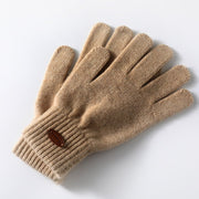Warm Cashmere Finger Gloves for Women