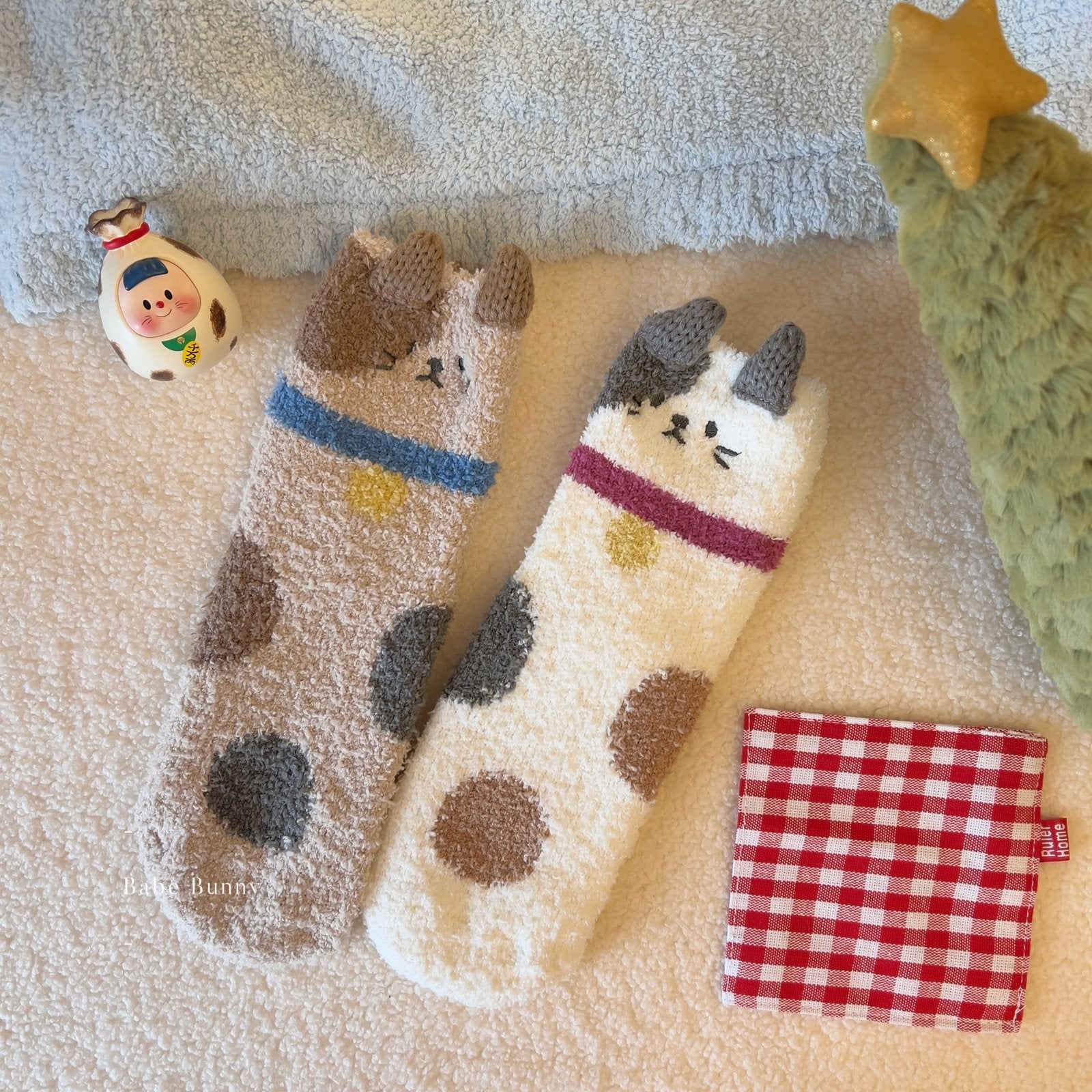 Cozy Couple Socks for Mid-calf Confinement