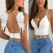 Women's Color Contrast Patchwork Top