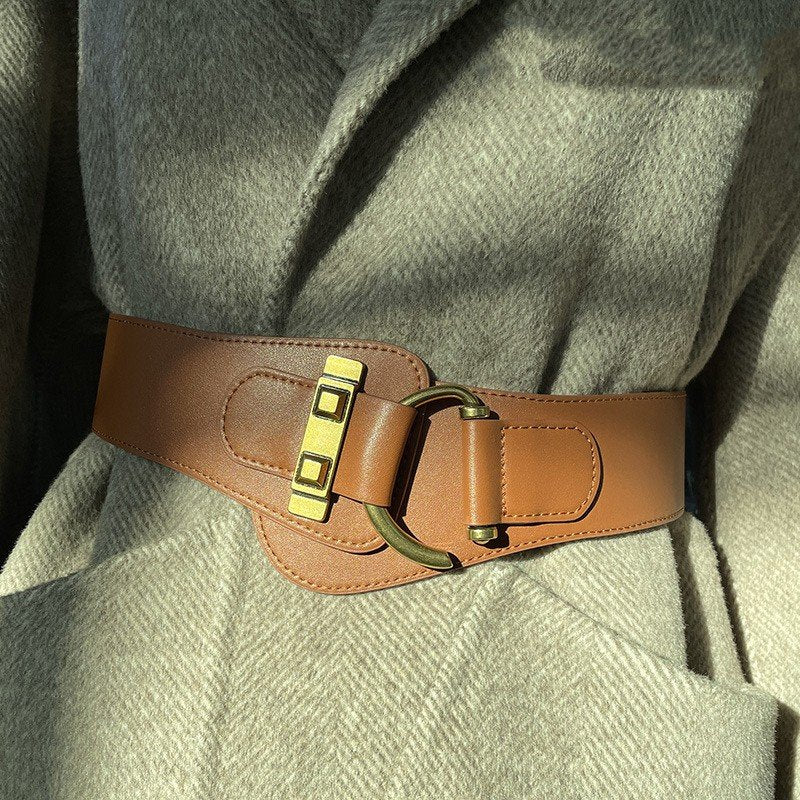 Stylish Leather Waist Seal for Ladies