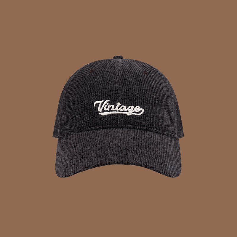 Autumn & Winter Corduroy Baseball Cap for Women