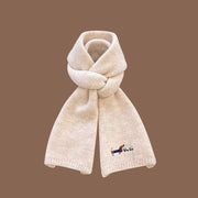 Warm Women's Wool Knitted Scarf