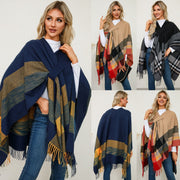 Luxurious Cashmere Shawl Scarf Cape Cloak