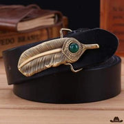 Brass Belt Buckle for Women - Simple Design, Versatile Style