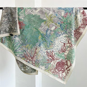 Stay Warm in Style with Double-Sided Silk Wool Scarf