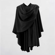 Velvet Inverness Wrap for Women - Warm Solid Colors