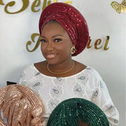 Sequin Wedding Headscarf