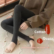 Thermal High Waist Striped Tights for Women