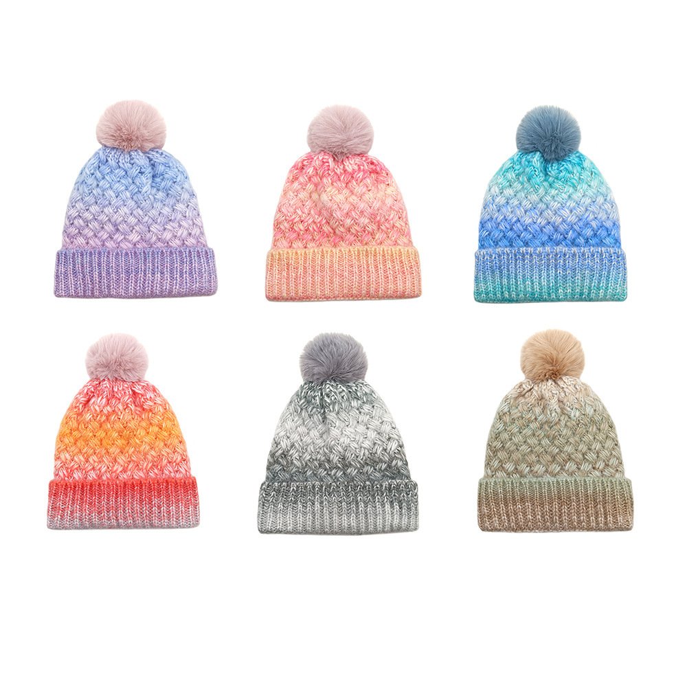 Warm Women's Fleece-Lined Knit Cap