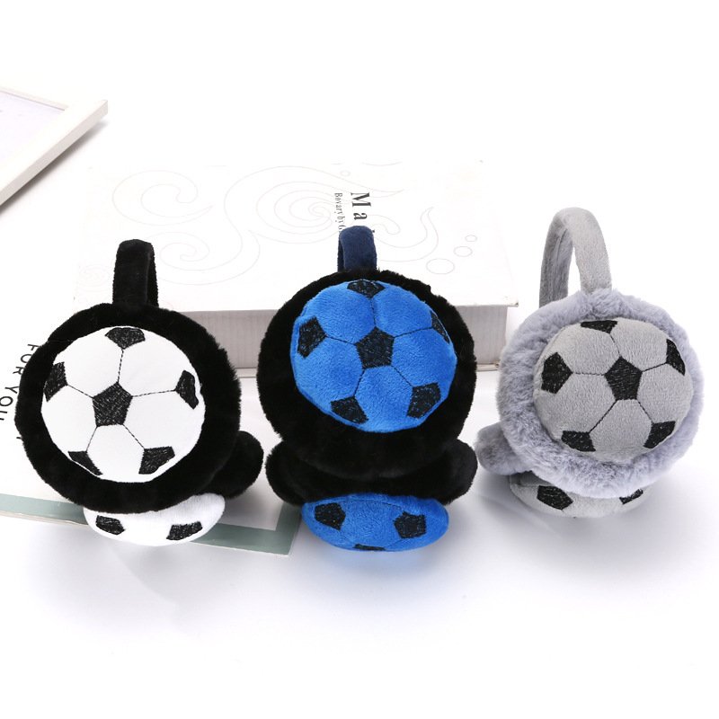 Warm Women's Football Earmuffs Set - Cute Winter Headgear