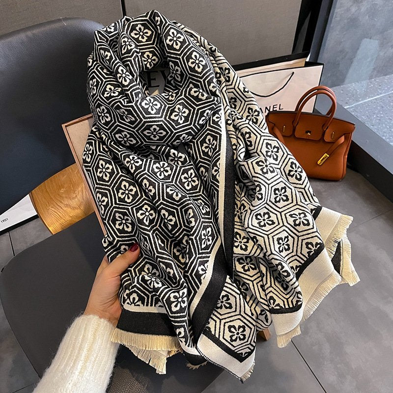 Winter Cashmere Scarf for Women, All-Matching Fashion