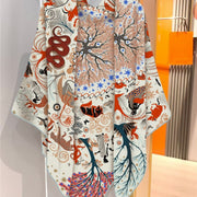 Cozy Jungle Animal Print Shawl Scarf for Women