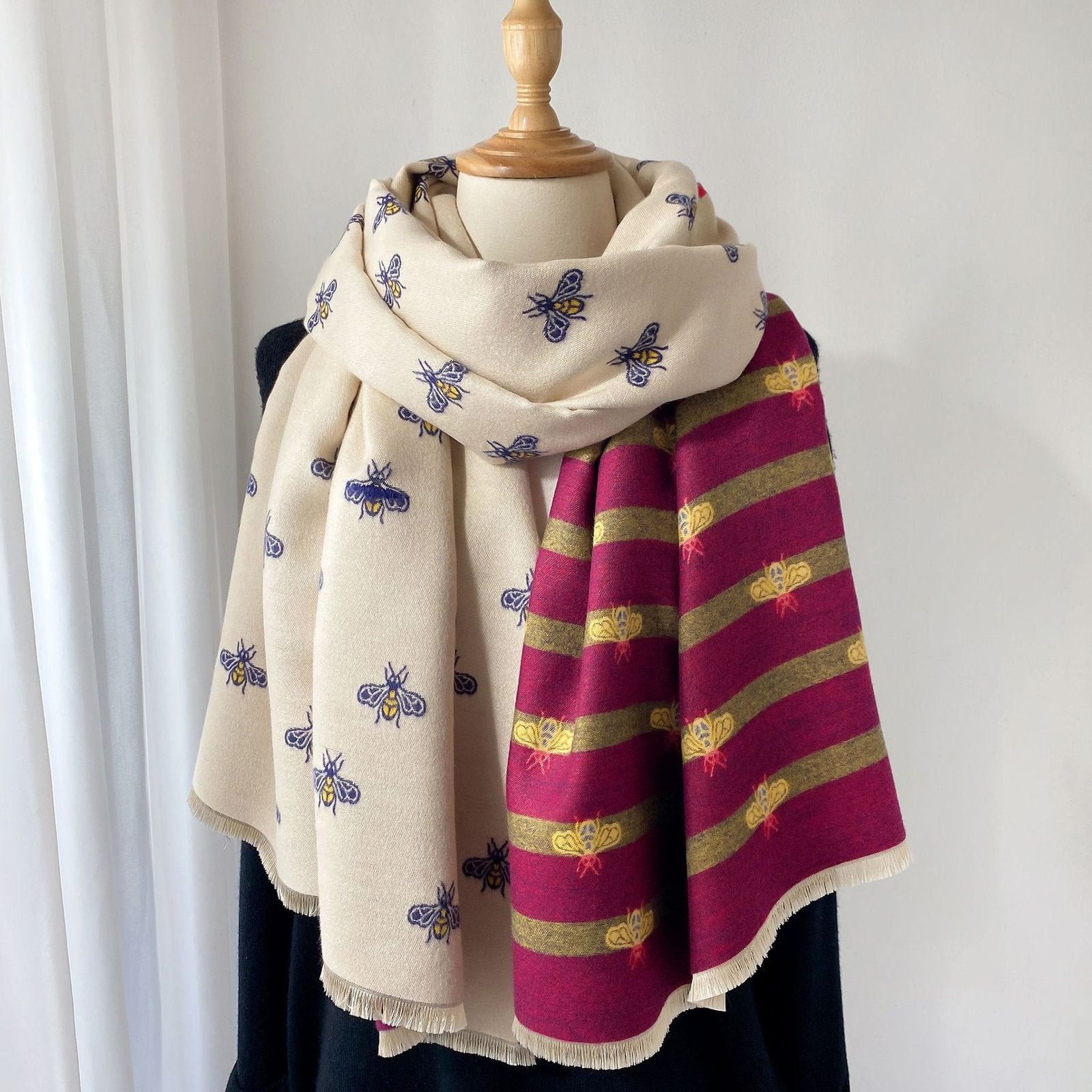 Cozy Tassel Shawl Scarf for Women - All-match Autumn & Winter Accessory