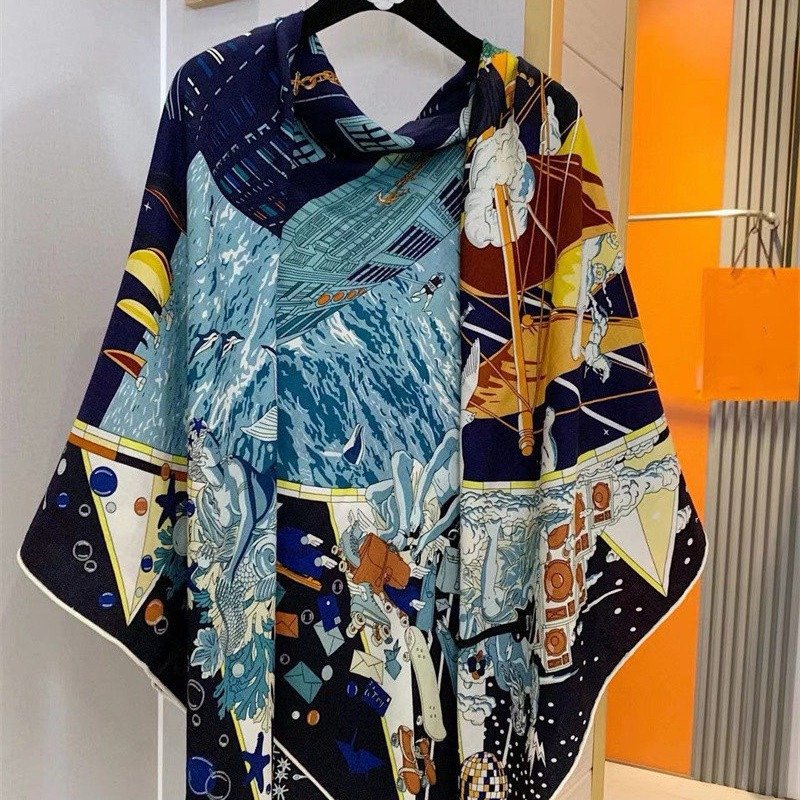 Warm Silk Wool Shawl