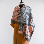 Double-sided Warm Cashmere Scarf for Women