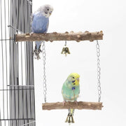 Parrot Solid Wood Swing Stand for Large Birds