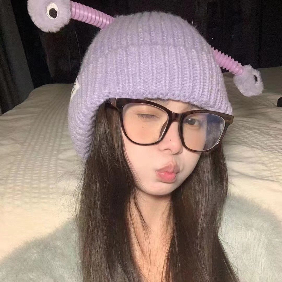 Autumn Winter Knitted Ear Warmers Hats for Women